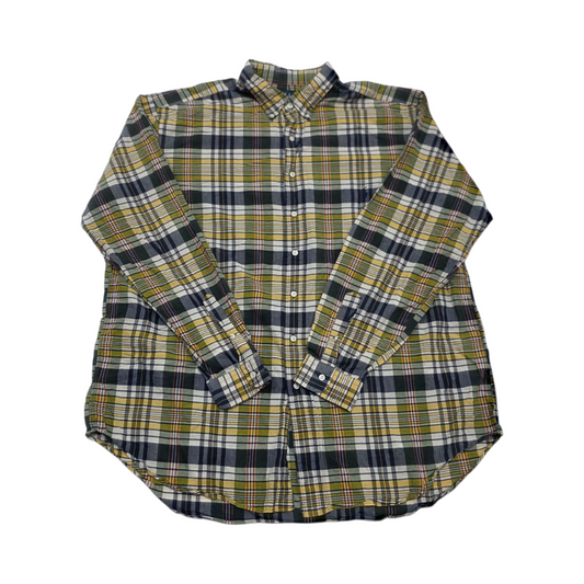 Camisa Ralph Lauren 2xl Tall Classic Fit Cuadro Amarillo