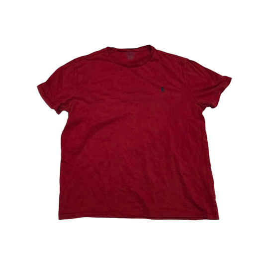 Playera Ralph Lauren Grande L Rojo Pony Azul