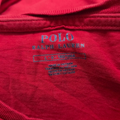 Playera Ralph Lauren Grande L Rojo Pony Azul
