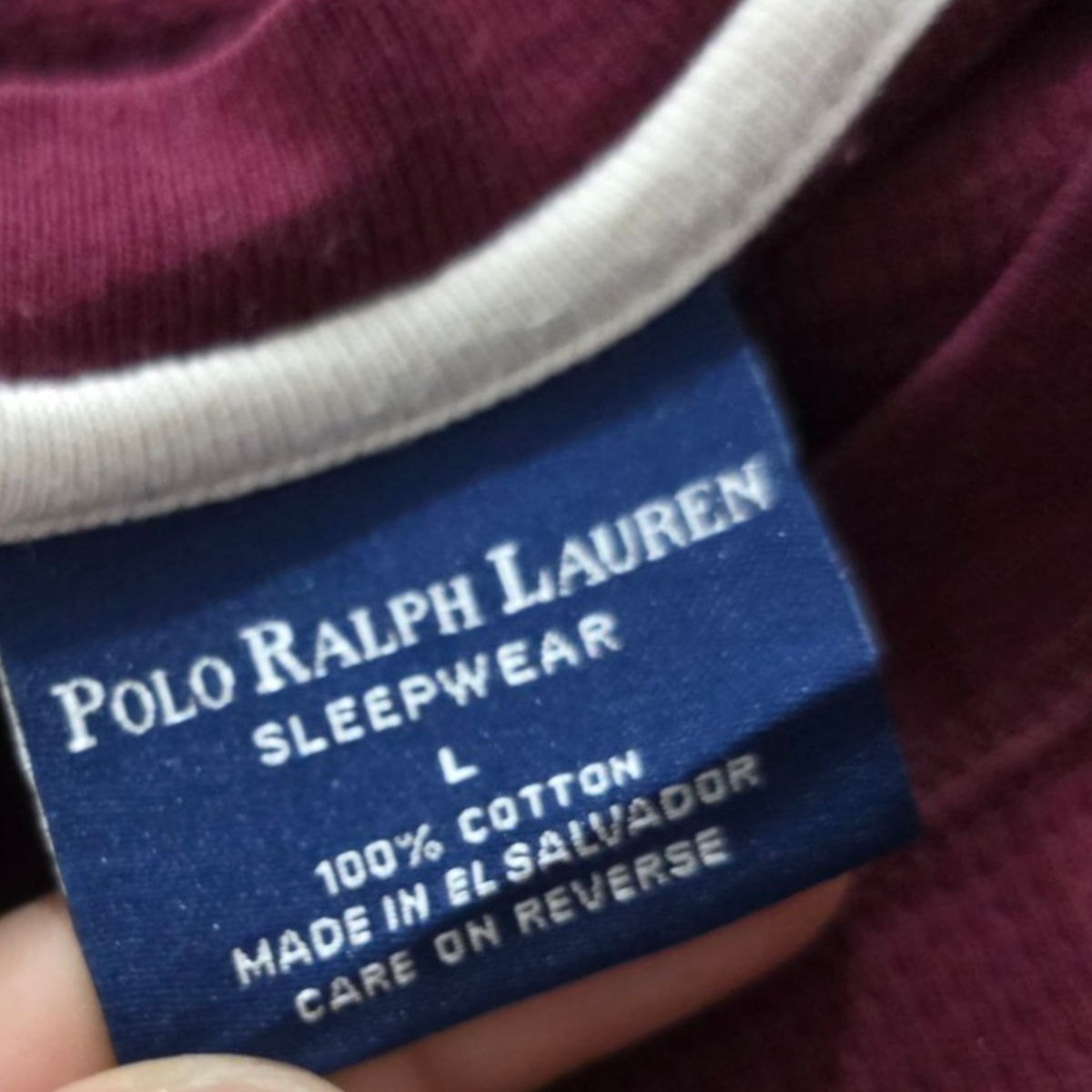 Playera Ralph Lauren Grande L Vino Manga Larga