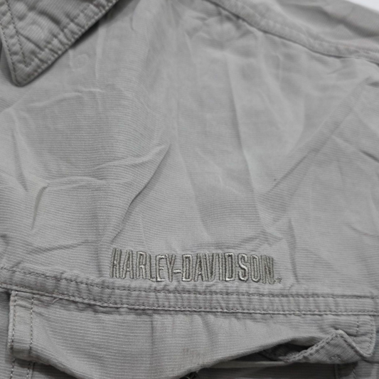 Camisa Harley Davidson Grande L Gri