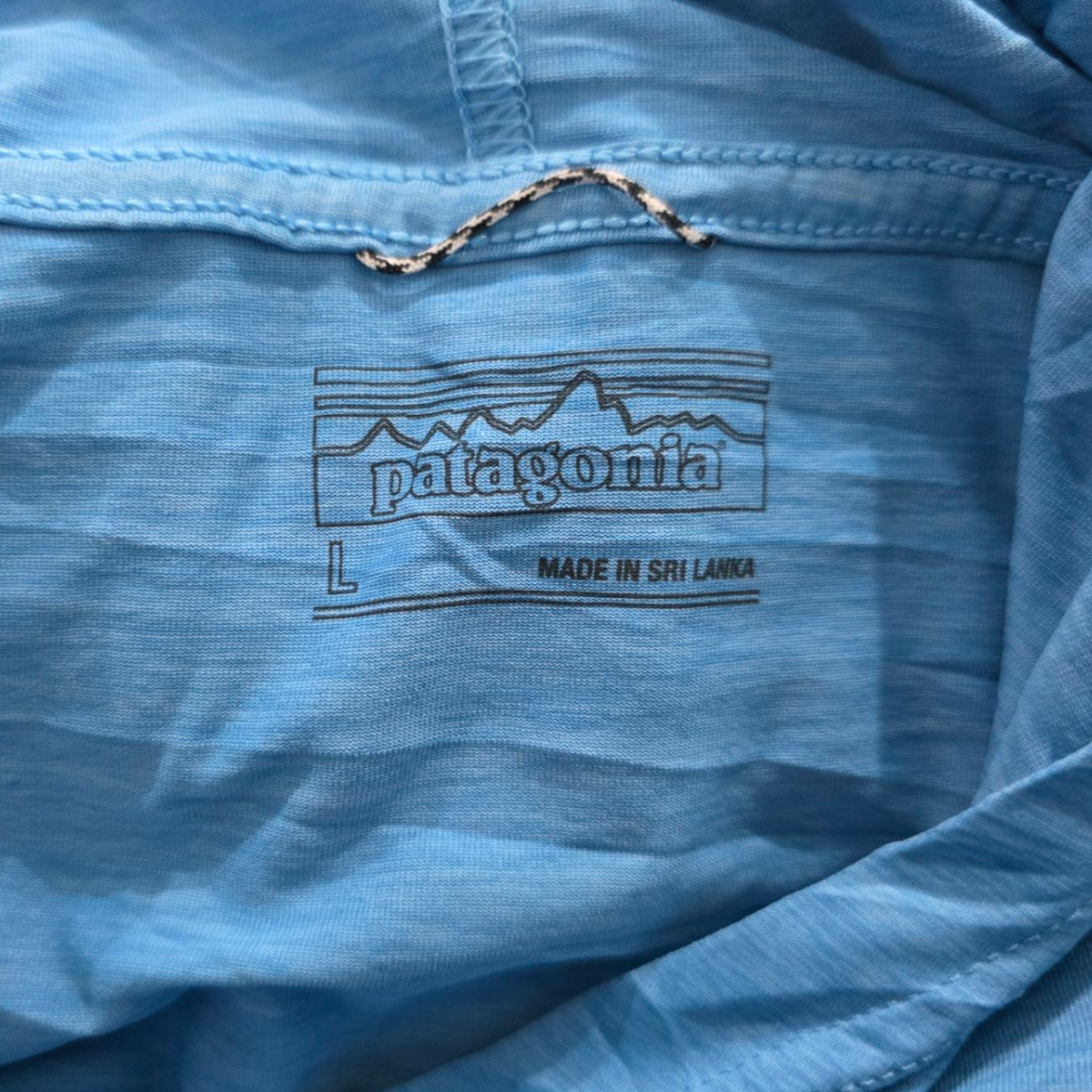 Playera Con Gorro Patagonia Grande L Azul