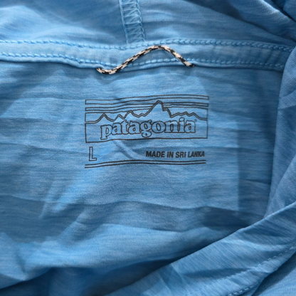 Playera Con Gorro Patagonia Grande L Azul
