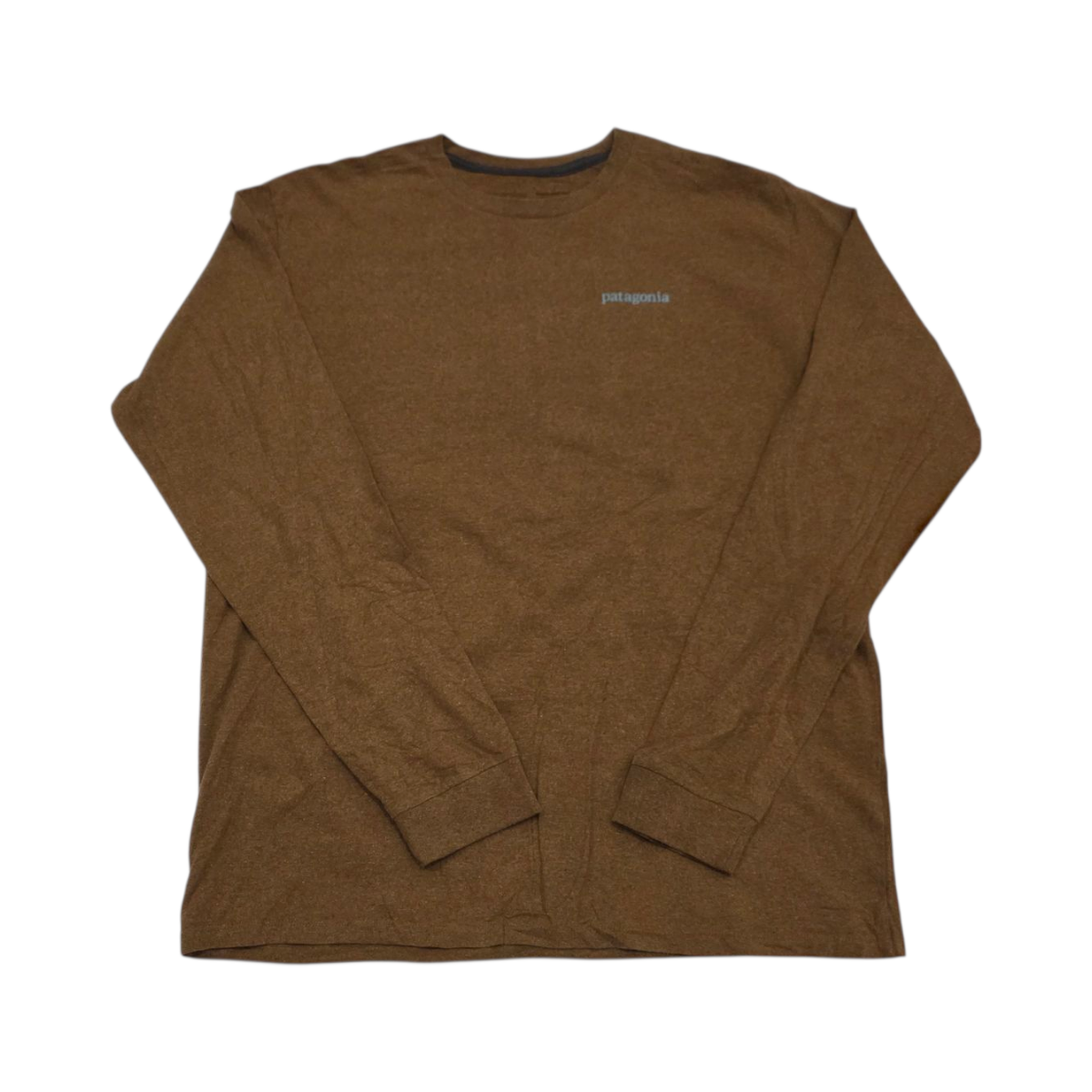Playera Manga Larga Patagonia Grande L Cafe Regular Fit
