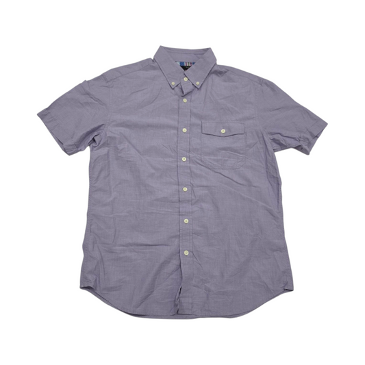 Camisa Manga Corta Banana Republic Mediana M Lavanda