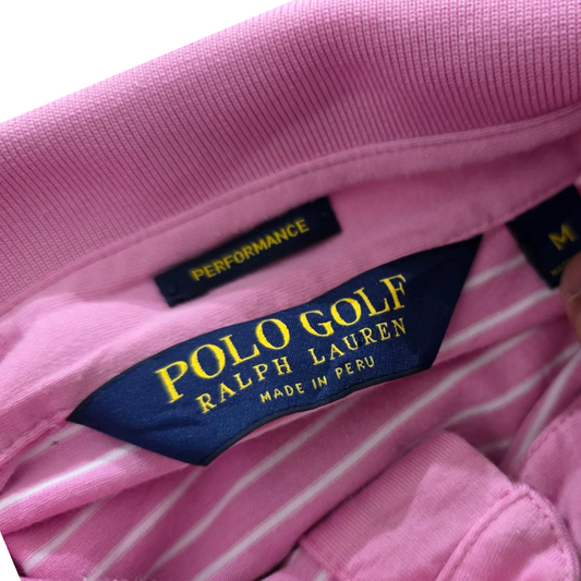 Playera Polo Golf Ralph Lauren Performance Mediana M Rosa