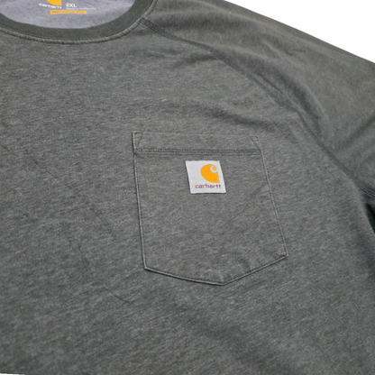 Playera Relaxed Fit Carhartt 2xl Gris Oscuro