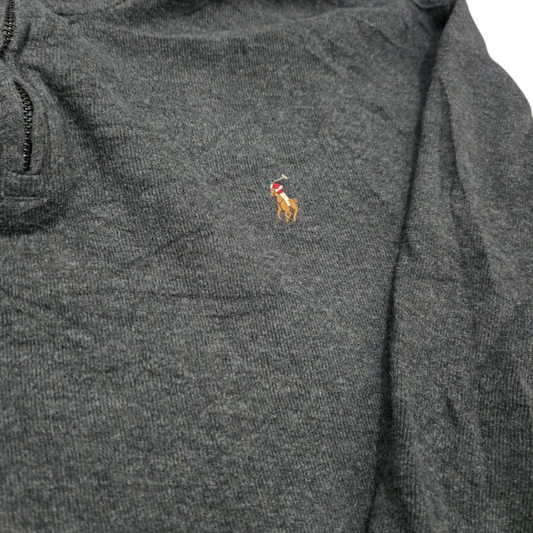 Sueter Estate Rib Ralph Lauren Xgrande Xl Gris