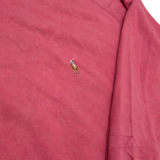 Sudadera Ralph Lauren Xgrande Xl Coral Deslavado