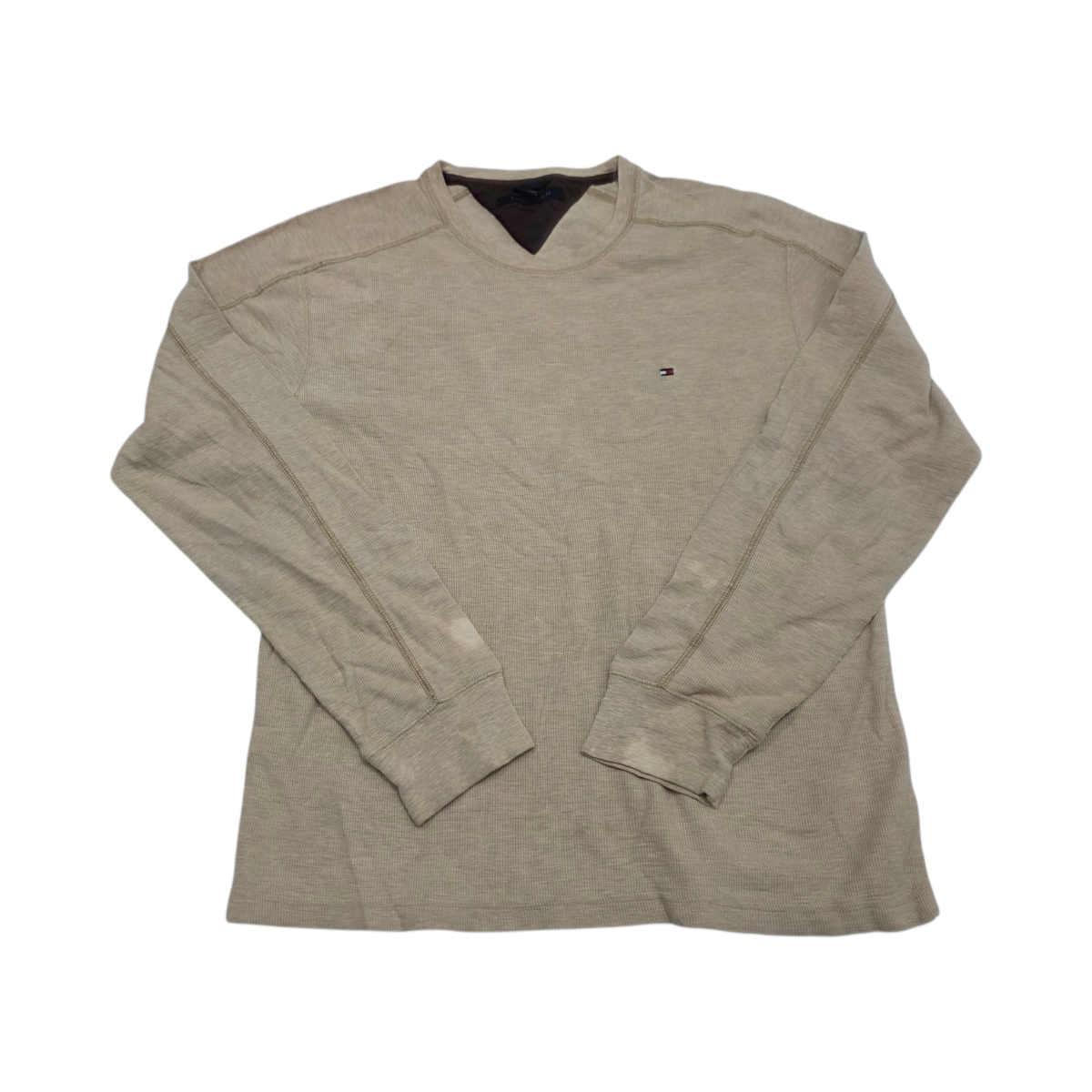 Playera Manga Larga Tommy Hilfiger Grande L Cafe