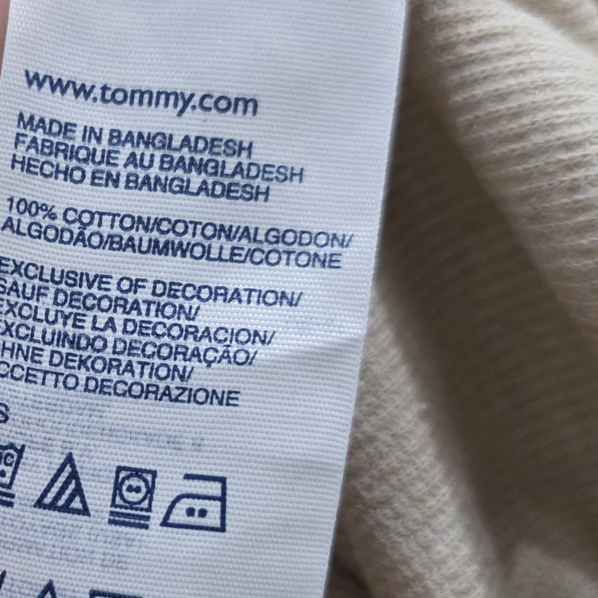 Playera Manga Larga Tommy Hilfiger Grande L Cafe