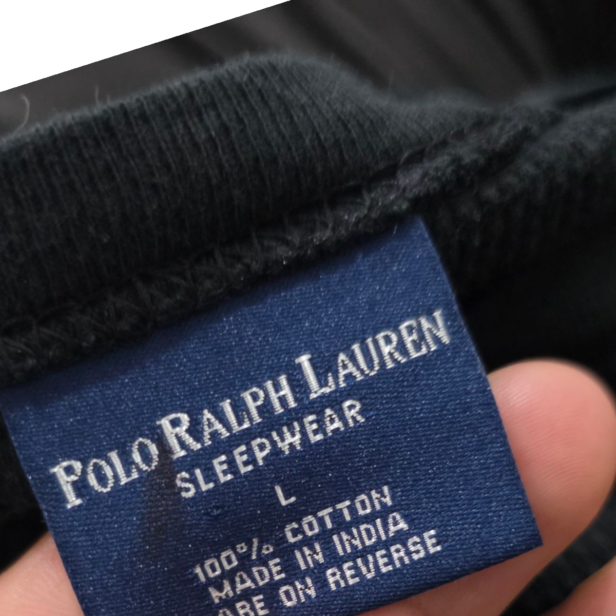 Playera Manga Larga Ralph Lauren Grande L Negro Pony Rojo