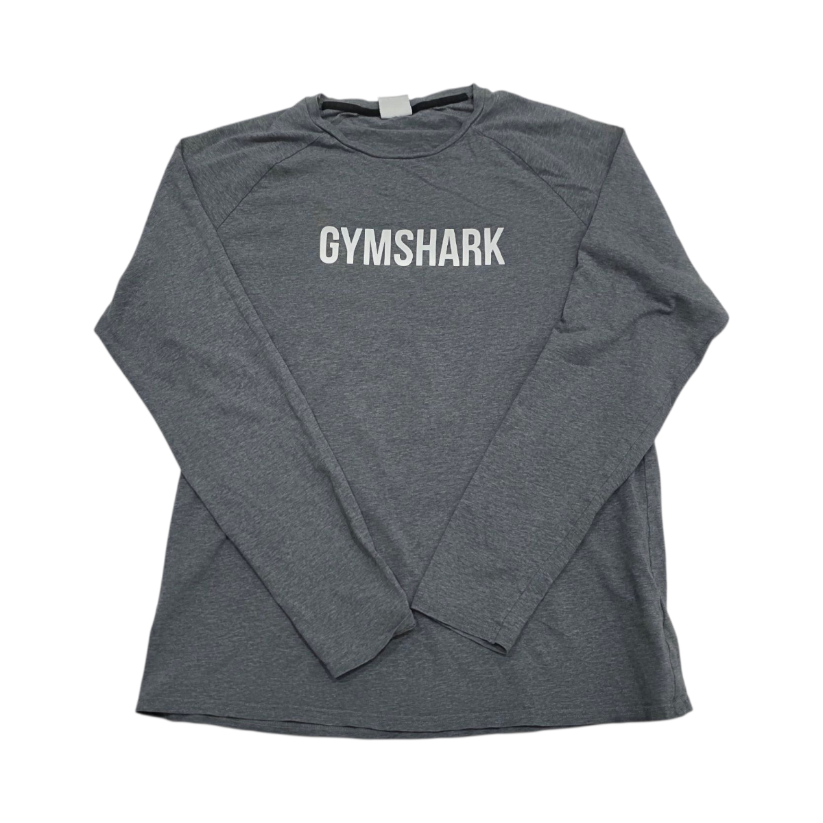 Playera Manga Larga Gymshark Grande L Gris