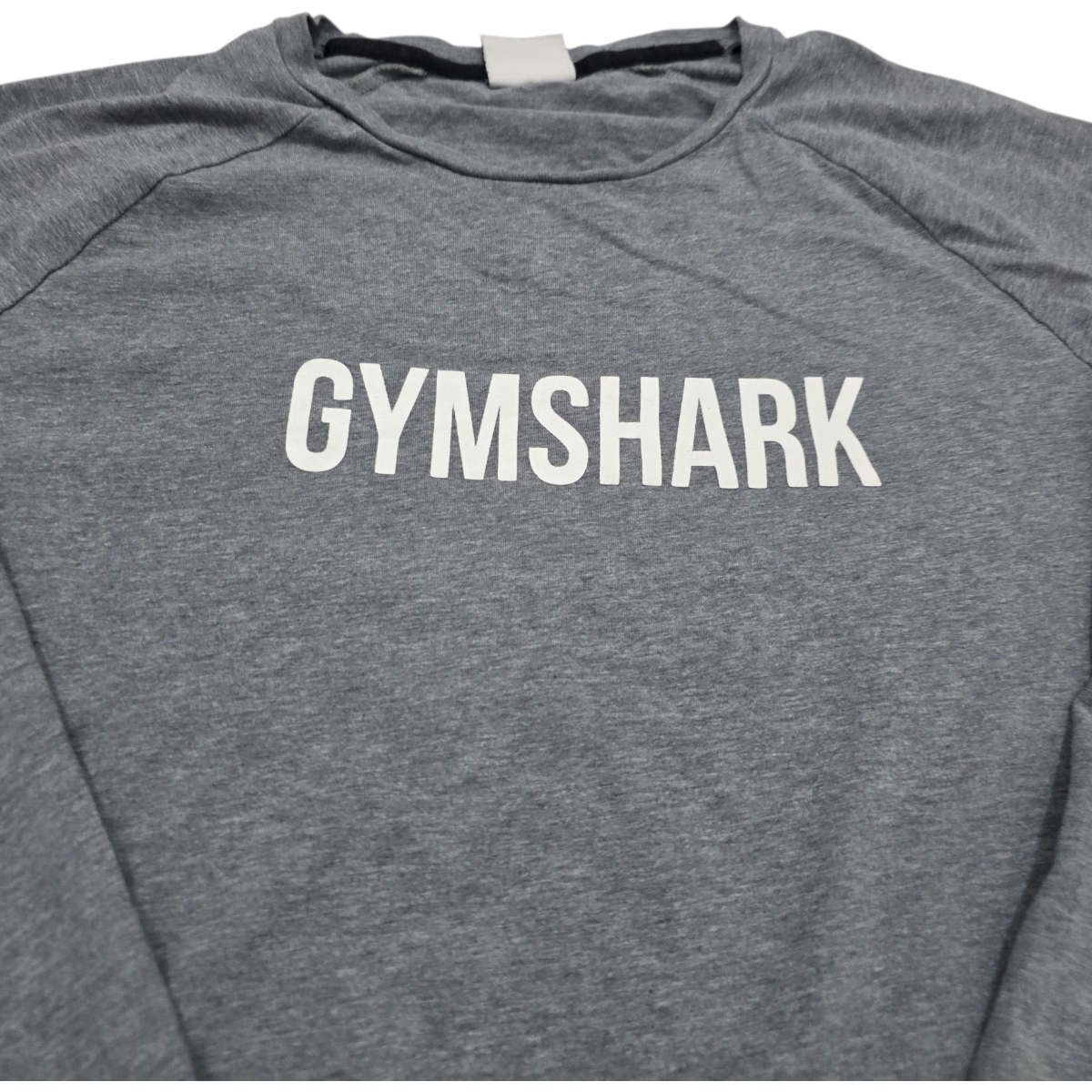 Playera Manga Larga Gymshark Grande L Gris