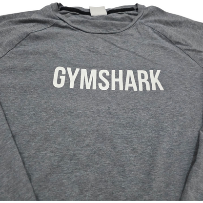 Playera Manga Larga Gymshark Grande L Gris