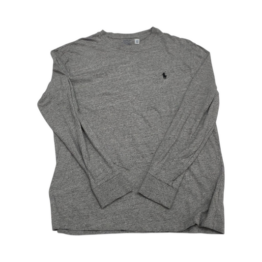 Playera Manga Larga Ralph Lauren Mediana M Gris