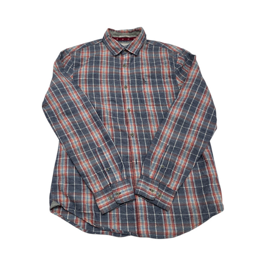 Camisa Penguin Mediana M Cuadro Azul