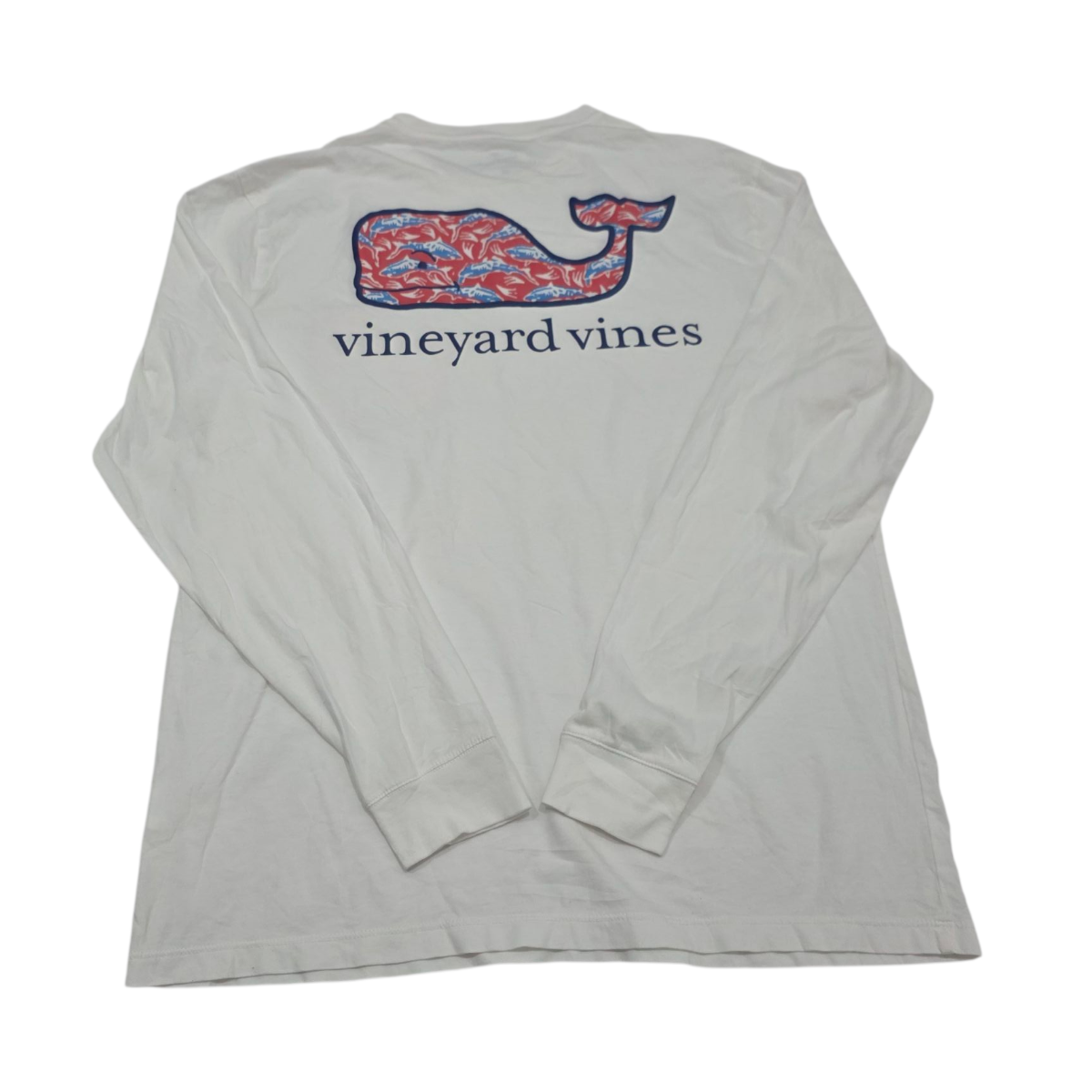 Playera Manga Larga Vineyard Vines Mediana M Blanco