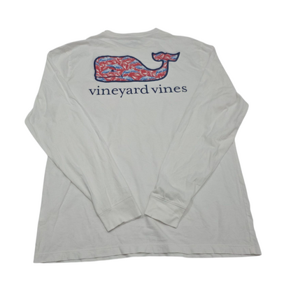 Playera Manga Larga Vineyard Vines Mediana M Blanco