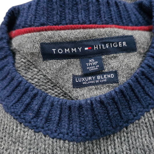 Sueter Tommy Hilfiger Luxury Blend Xchico Xs Gris