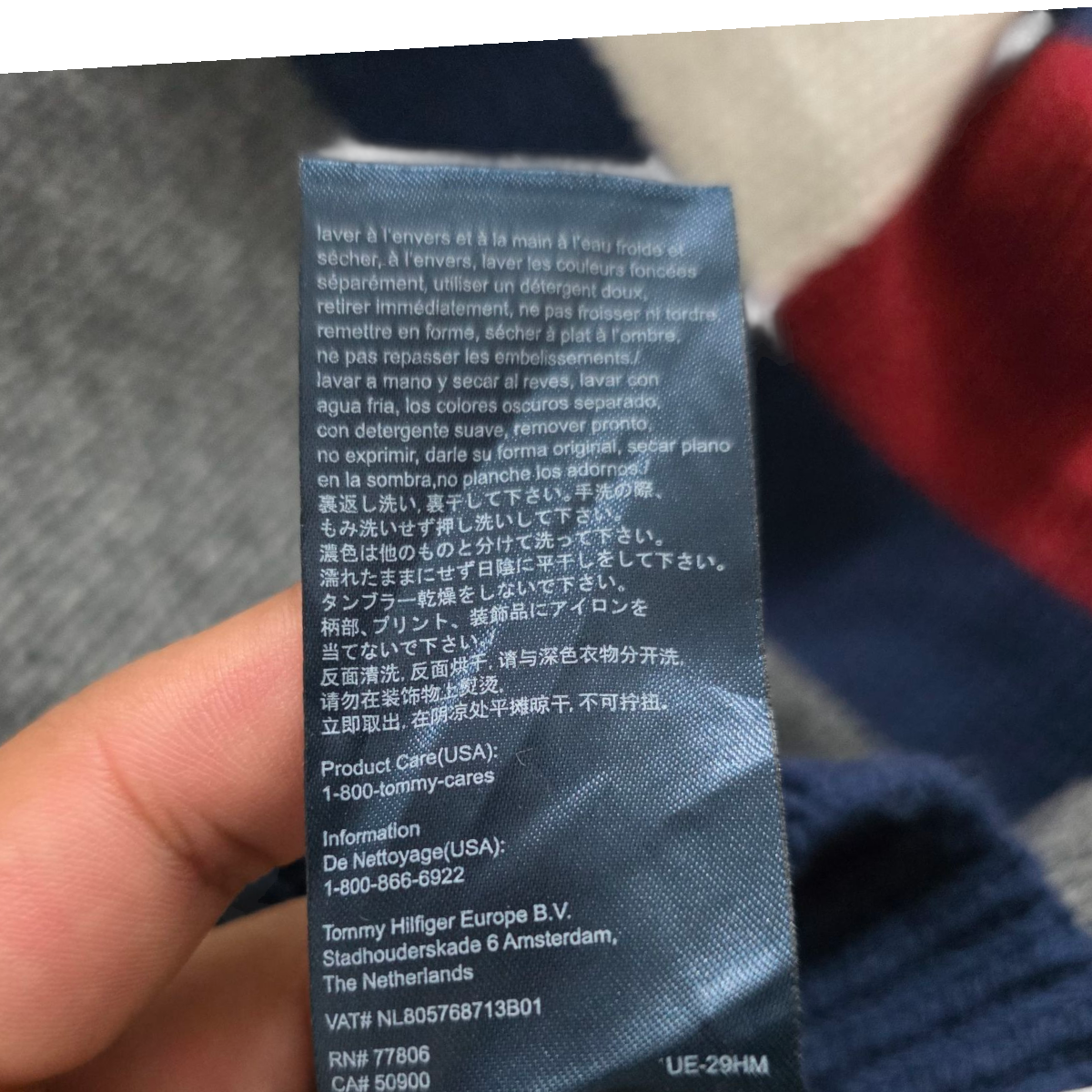 Sueter Tommy Hilfiger Luxury Blend Xchico Xs Gris