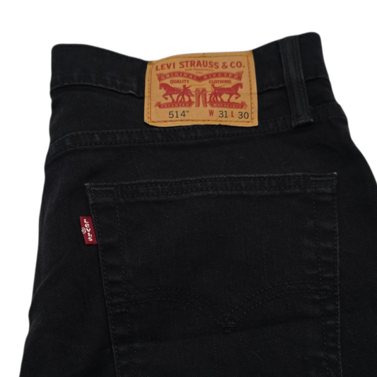 Pantalon Recto Levis 514 31 X 30 Negro