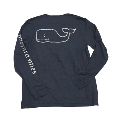 Playera Manga Larga Vineyard Vines Chico S Azul