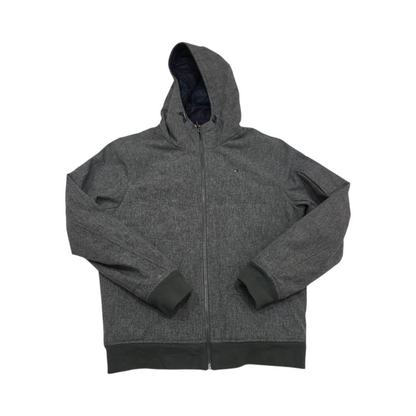 Chamarra Con Capucha Tommy Hilfiger Mediana M Gris