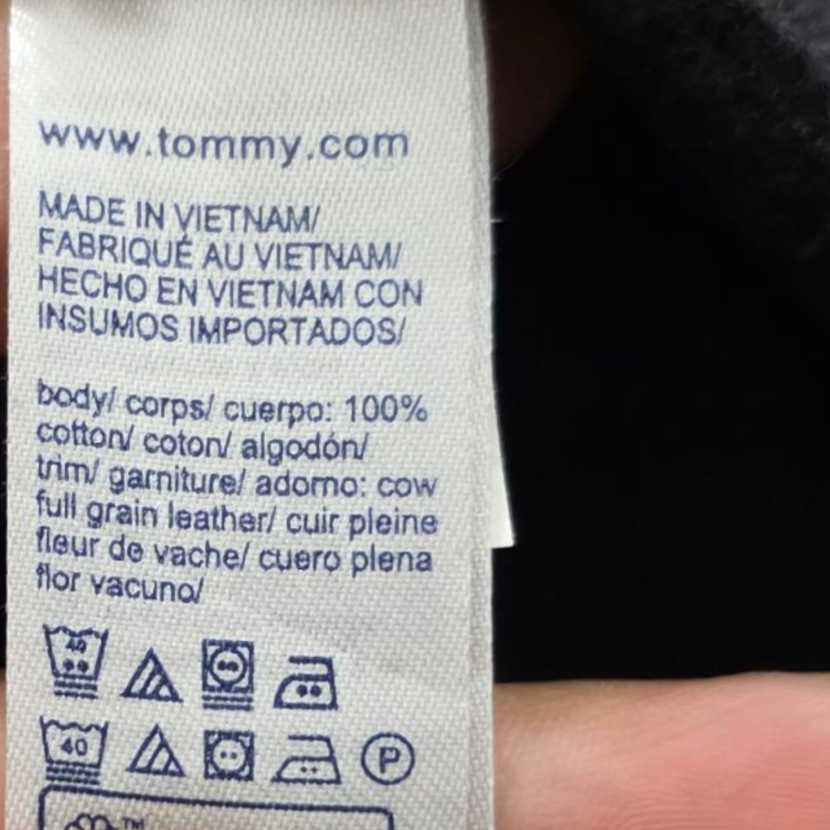 Sueter Tommy Hilfiger Grande L Negro
