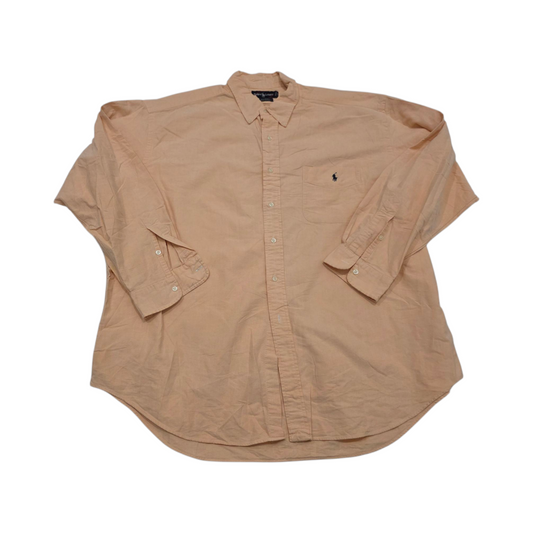 Camisa Big Shirt Ralph Lauren Xgrande Xl Naranja