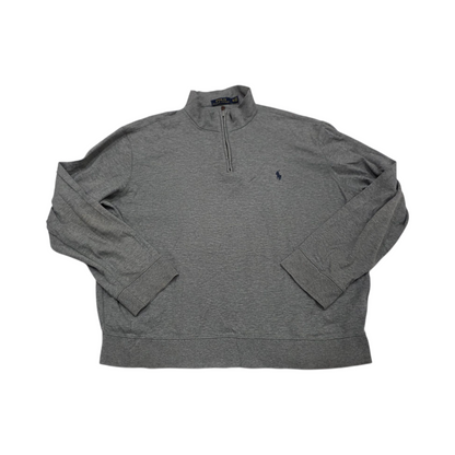 Sueter Ralph Lauren Xgrande Xl Gris Pony Azul