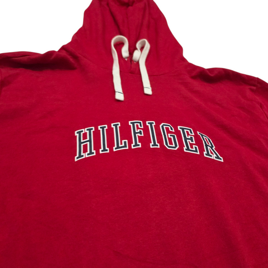 Sudadera Con Capucha Tommy Hilfiger Xgrande Xl Rojo
