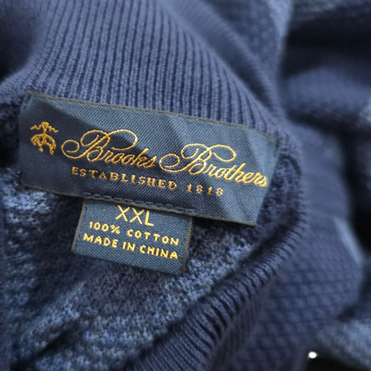 Sueter Brooks Brothers Xxl Lineas Azul