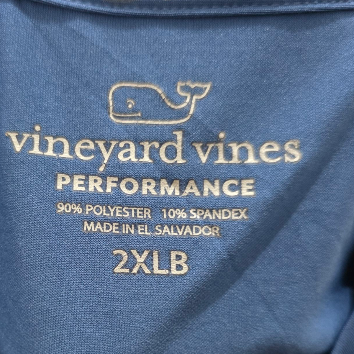 Playera Manga Larga Performance Vineyard Vines 2xlb Azul