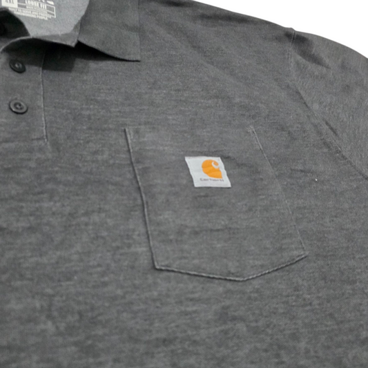 Playera Polo Losse Fit Carhartt 4xl Gris Oscuro