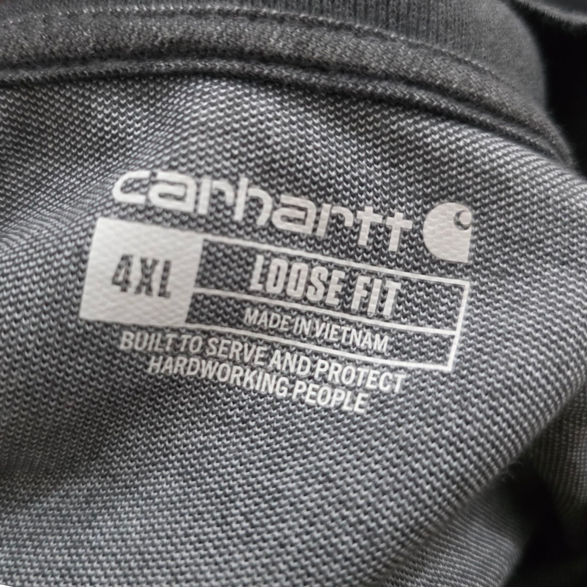 Playera Polo Losse Fit Carhartt 4xl Gris Oscuro