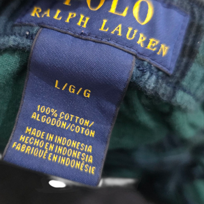 Pijama Ralph Lauren Grande L Verde Cuadros