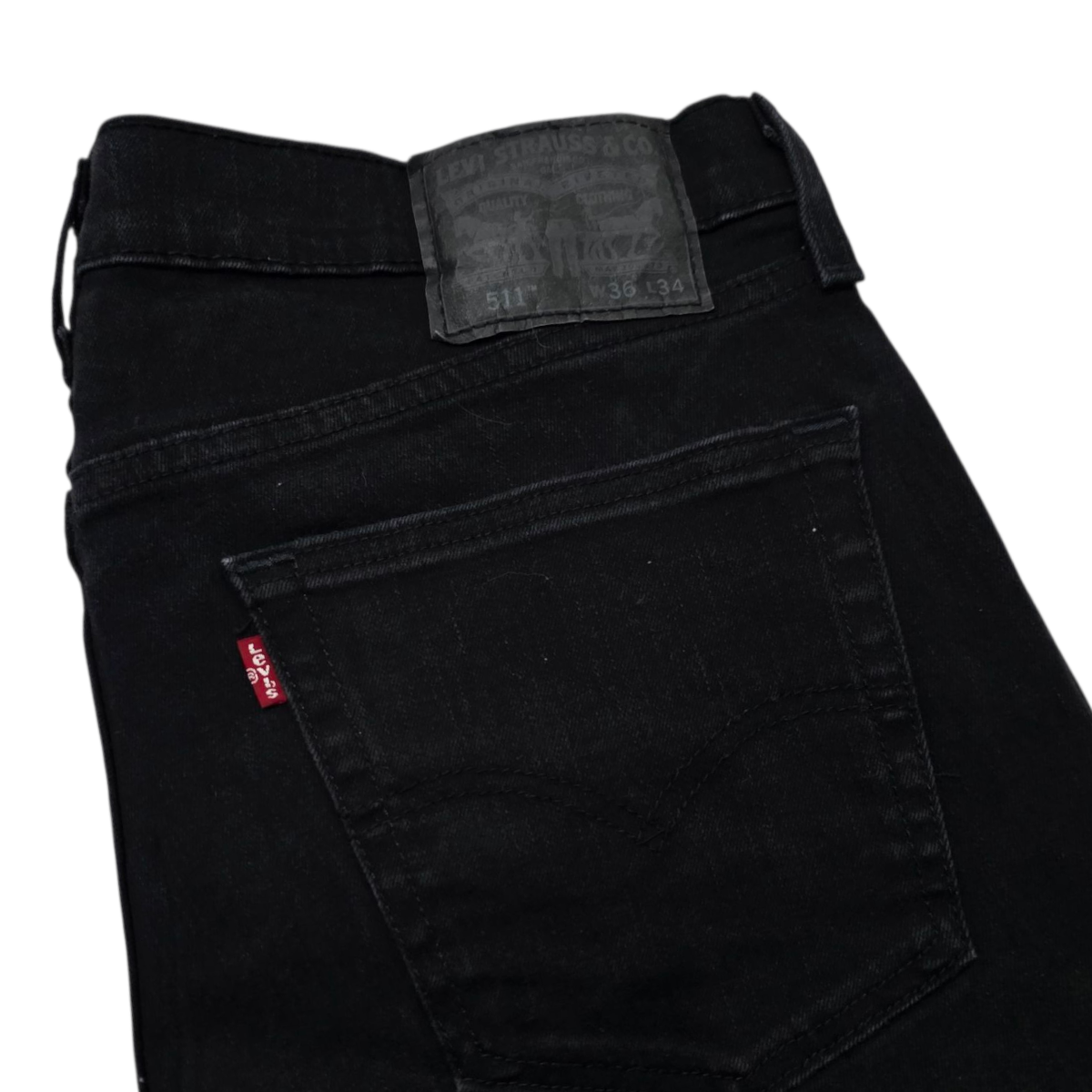 Pantalon Slim Fit Levis 511 36x34 Negro