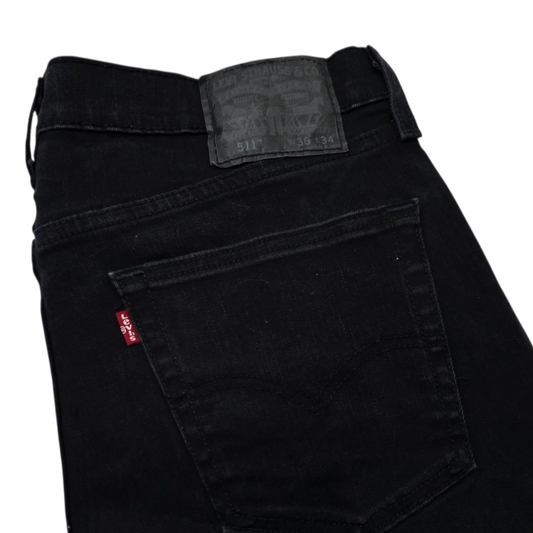 Pantalon Slim Fit Levis 511 36x34 Negro