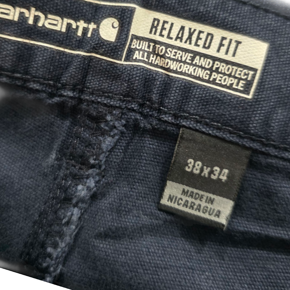 Pantalon Relaxed Fit Carhartt 38x34 Azul