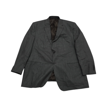 Saco Ralph Lauren 44r Cuadro Gris Y Azul