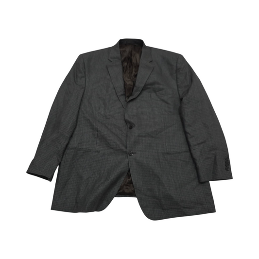 Saco Ralph Lauren 44r Cuadro Gris Y Azul