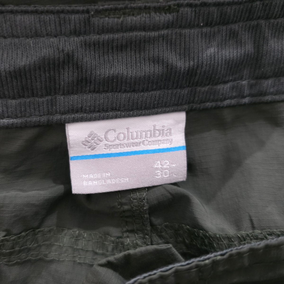 Pantalon Convertible Columbia 42x30 Verde