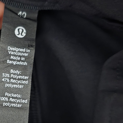 Pantalon Lululemon 40 Negro Slimfit