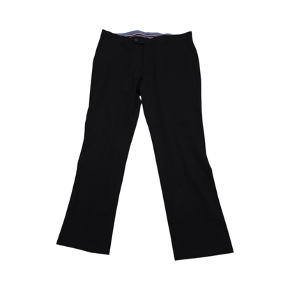 Pantalon Vestir Tommy Hilfiger 36x30 Recto Negro