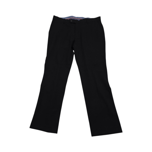 Pantalon Vestir Tommy Hilfiger 36x30 Recto Negro