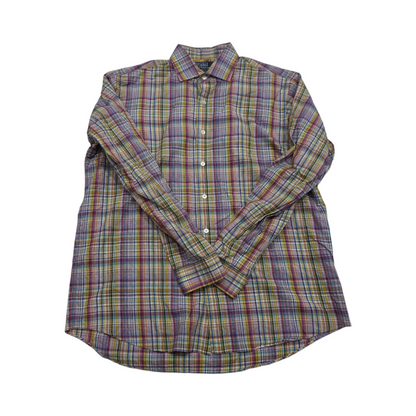 Camisa Ralph Lauren Grande L Western Cuadro Colores