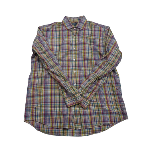 Camisa Ralph Lauren Grande L Western Cuadro Colores