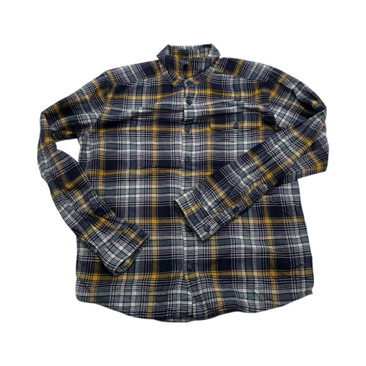 Camisa Patagonia Chico S Azul Franela