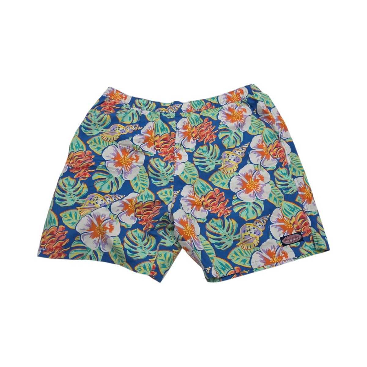 Bermuda Vineyard Vines Xgrande Xl Flores Azul